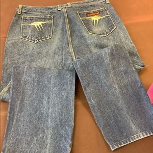 Sergio Valente Blue Straight Leg Jeans 38x36